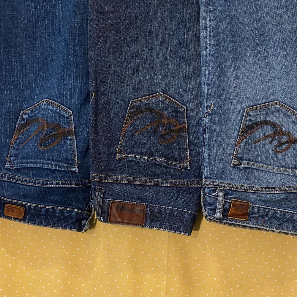 Express Jeans X2 W10 Boot Leg, Size 2 Long - image 7